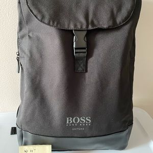 Brand new Authentic Hugo Boss black backpack